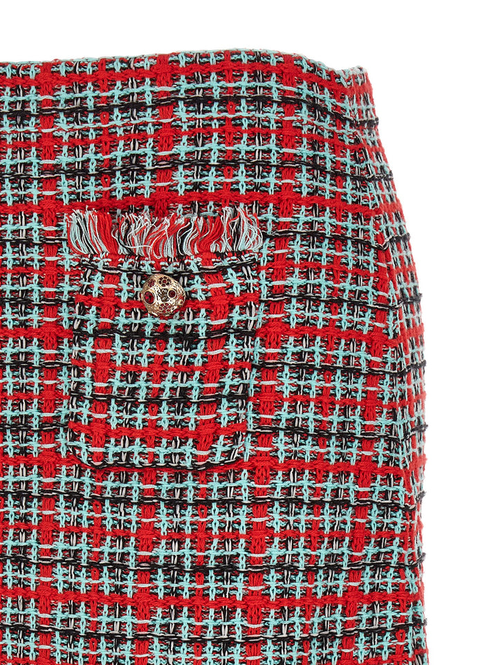 Self Portrait Tweed Skirt Skirts - Multicolor | d18a85a9435aea8b4de24c9baa66aef7859da1c6
