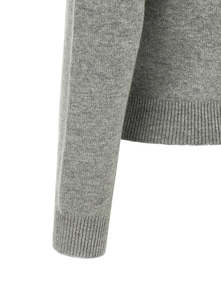 Self Portrait Fiore Pin Sweater Sweaters and Cardigans - Gray | 46b2d4ab3155f7f96c27c812001d543b41455b38