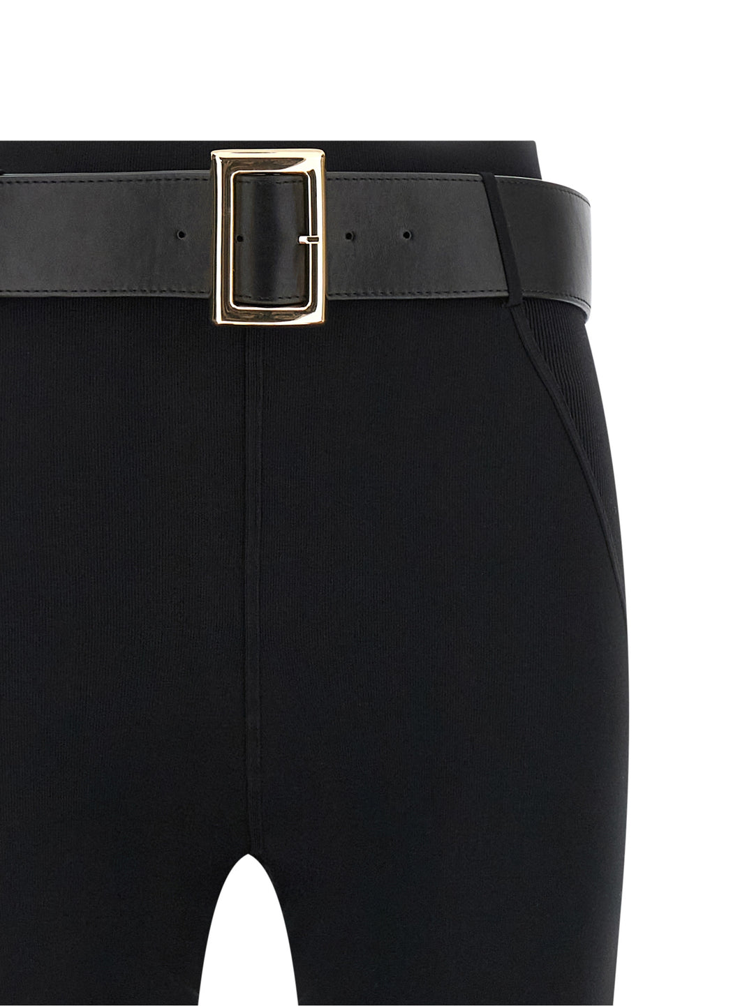 Self Portrait With Stirrup And Belt Leggings - Black | 68f46dfe534265f2b158667576b6c0ca502096bf
