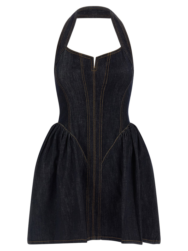 Self Portrait Denim Dress Dresses - Blue | 6dfd79868b7245c9de351d227c30201a22ee4ae5