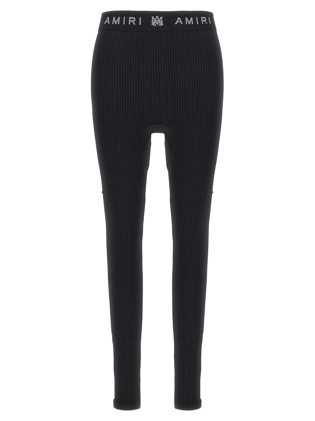 Ma Ribbed Seamless Leggings Black