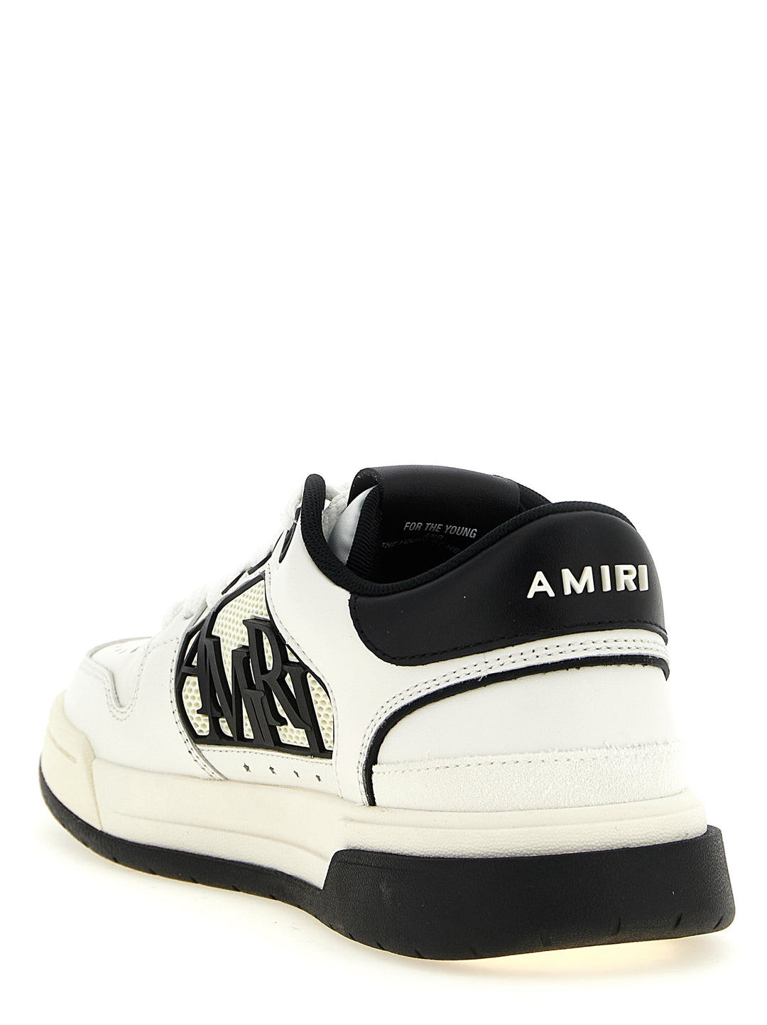 Amiri Classic Low Sneakers - White/Black | 0391ab544c7d8424ece966a0a7a7d786aac20a57