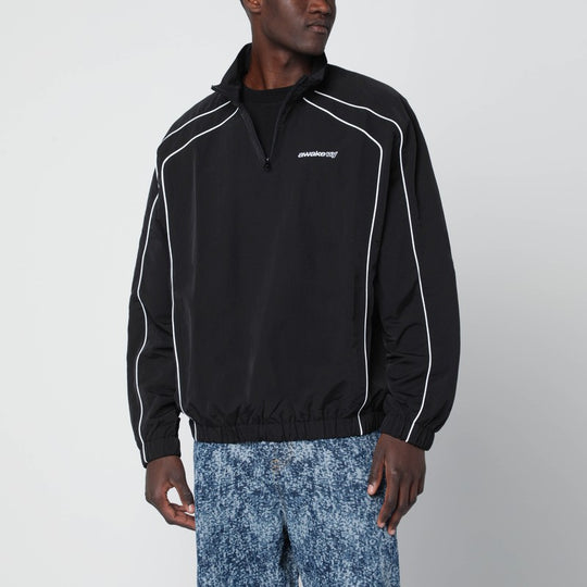 Black Jacket With Zip Collar