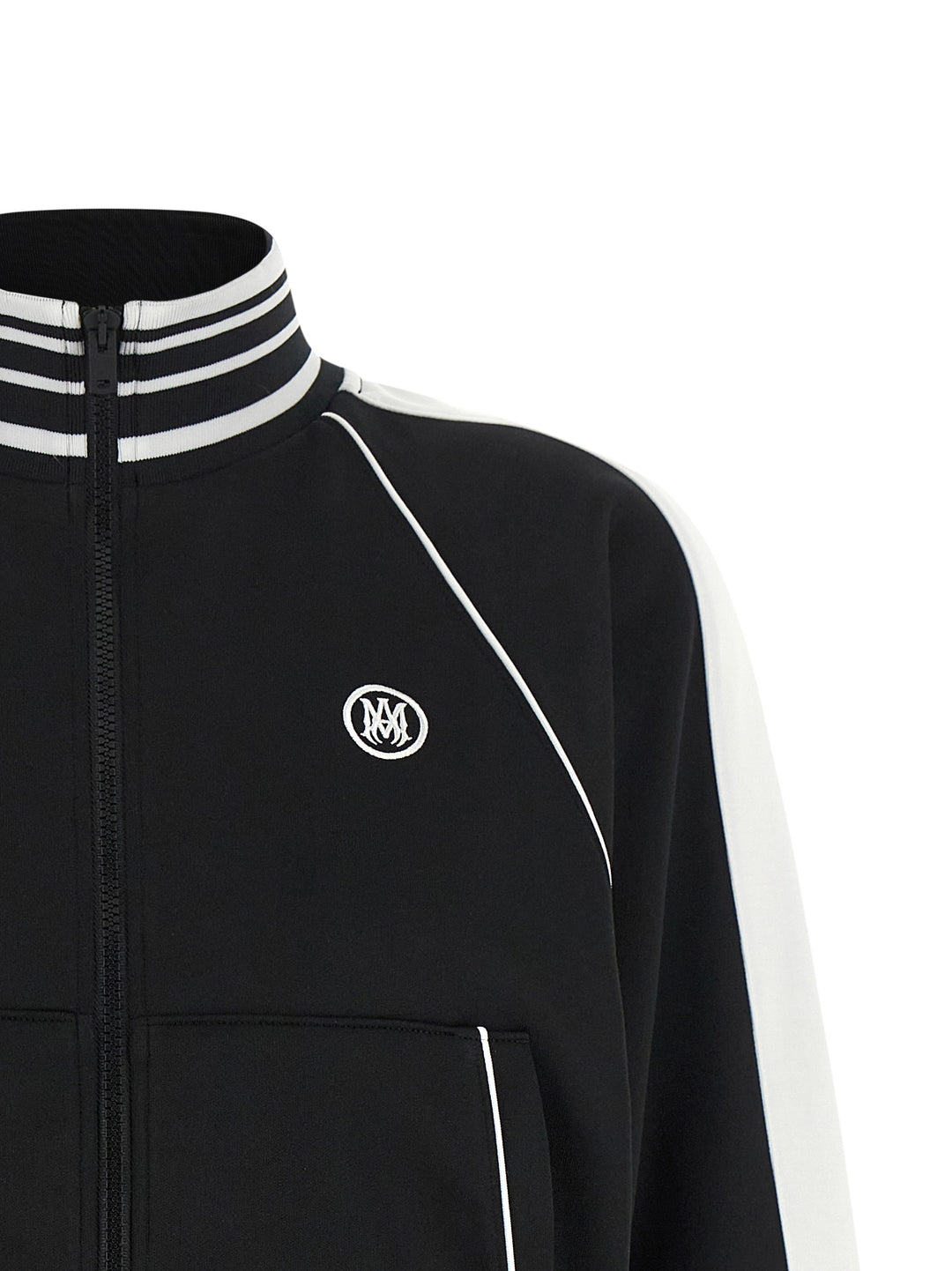 Amiri Track Jacket Sweatshirt - Black | f2104624090206cf6c782da8b983b03a89b353d7