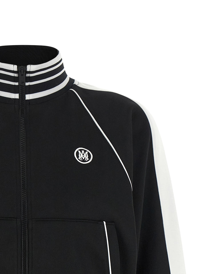 Amiri Track Jacket Sweatshirt - Black | f2104624090206cf6c782da8b983b03a89b353d7