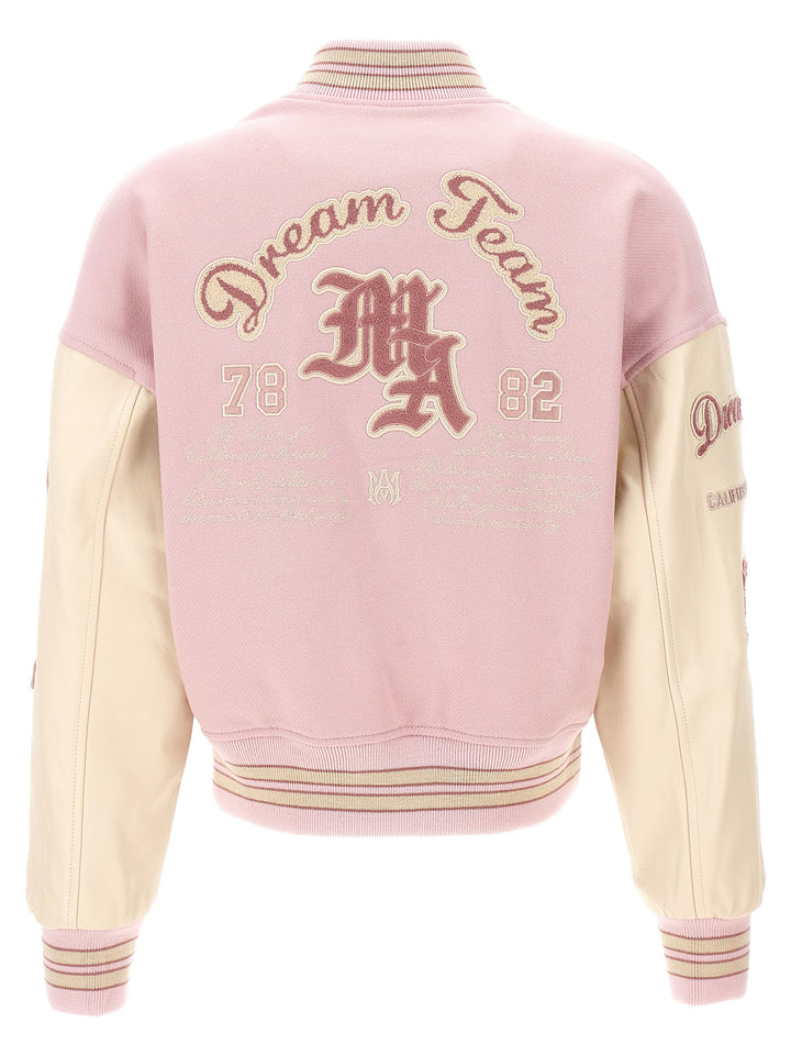 Dream Team Varsity Casual Jackets, Parka Pink