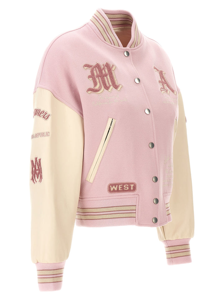 Dream Team Varsity Casual Jackets, Parka Pink