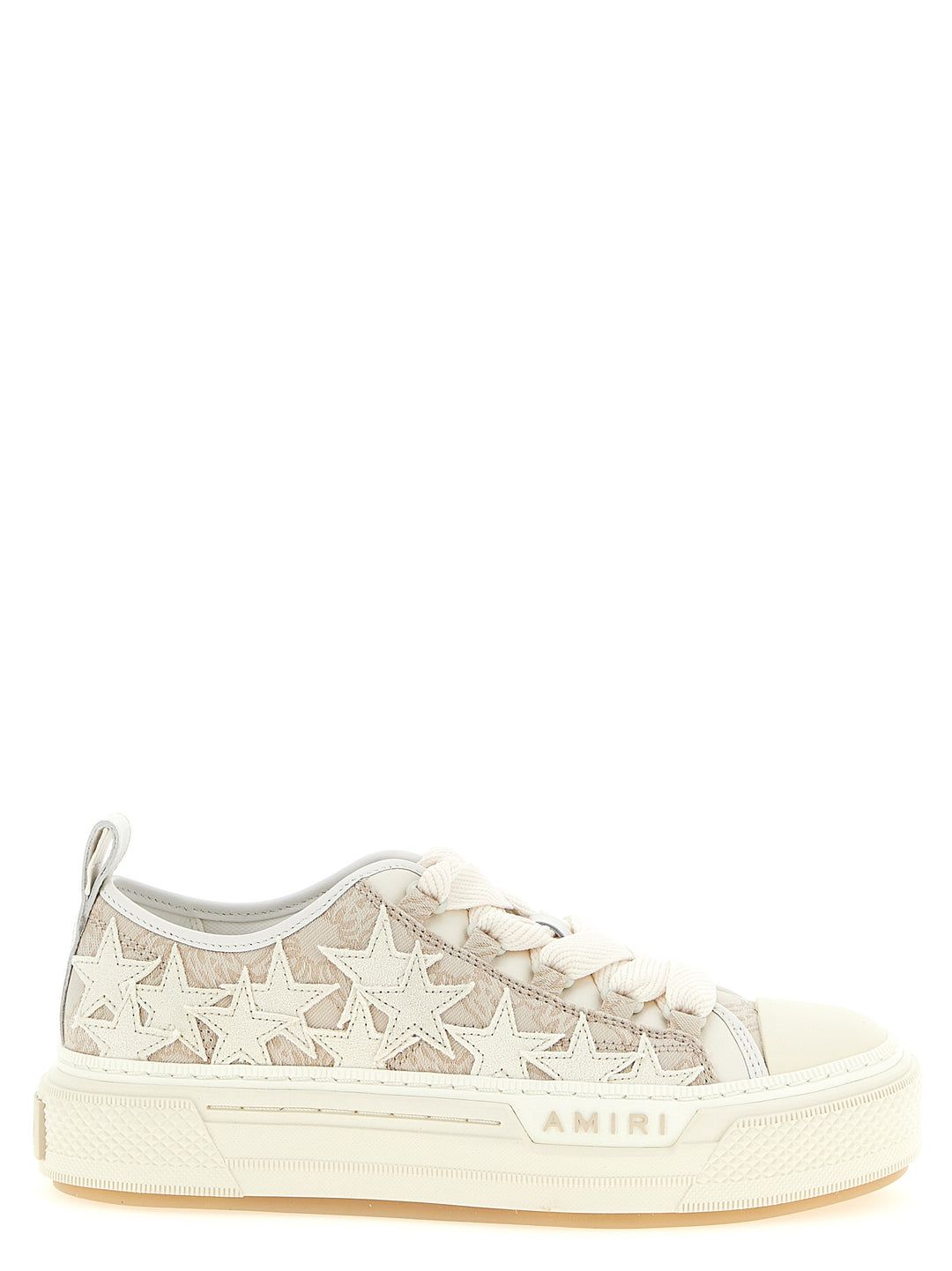 Amiri Ma Quad Stars Court Low Sneakers - Beige | b7c71cbccb4dfed0d4e6b6230b27d040d0bbf83d