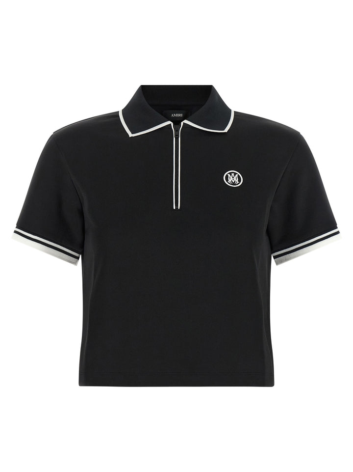 Amiri Zipped  Shirt Polo - Black | 075a5fa74a87fe39901755c2621a2706dc097c85