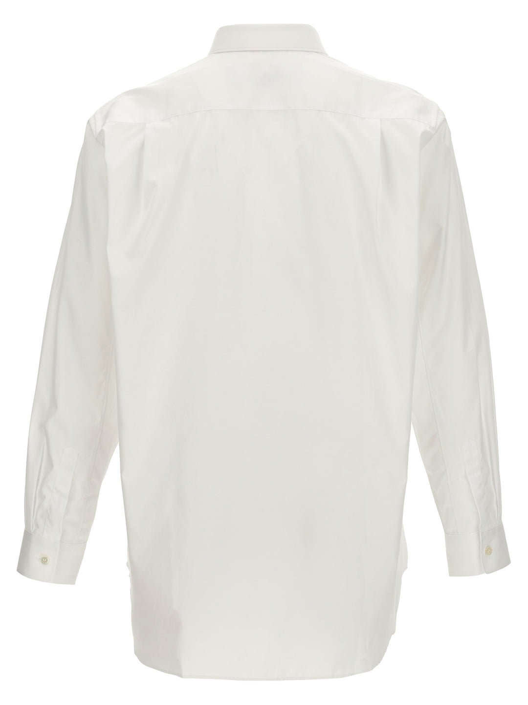 Logo Patch Shirt Shirt, Blouse White