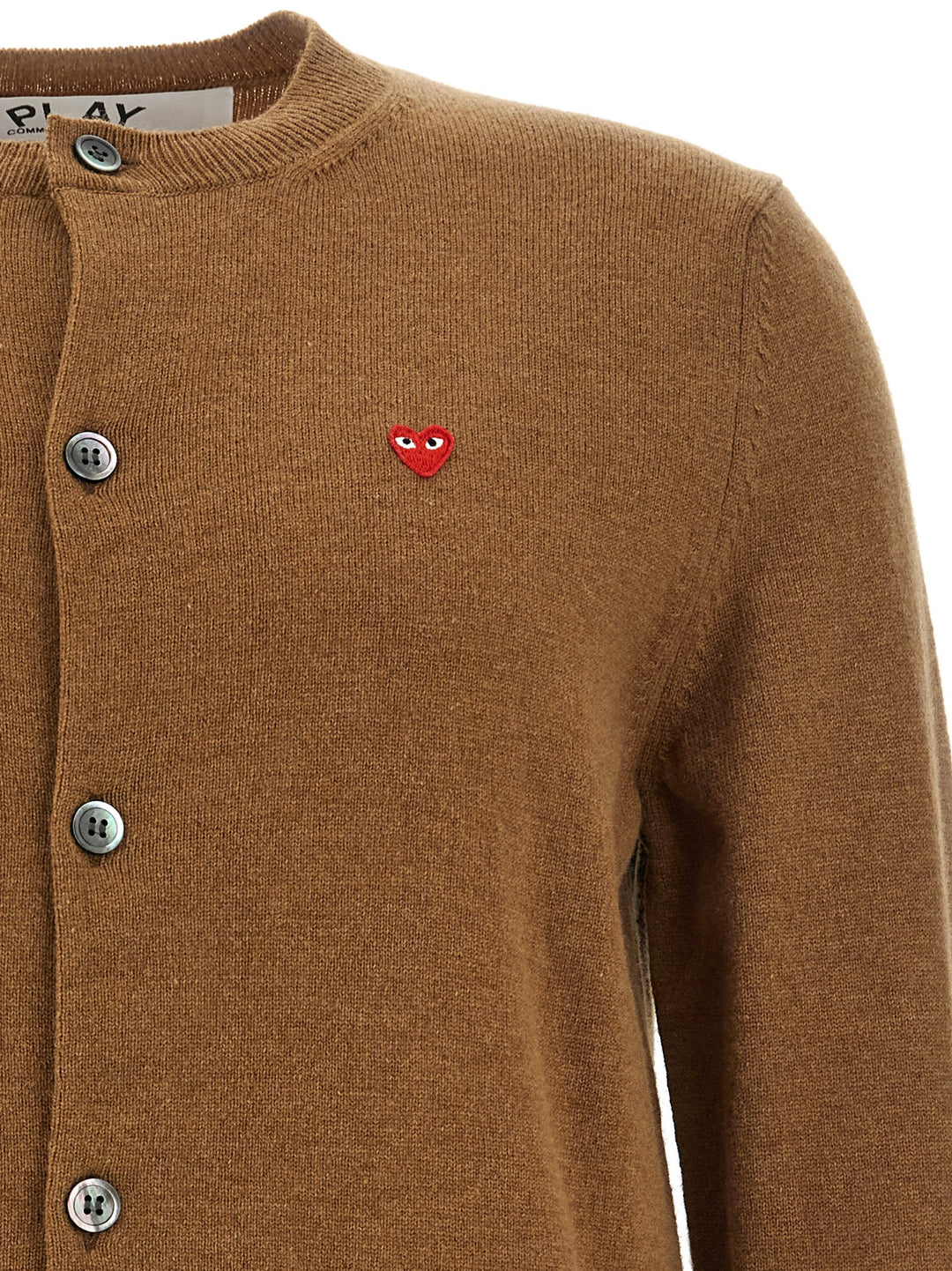 Small Red Emblem Sweater, Cardigans Brown