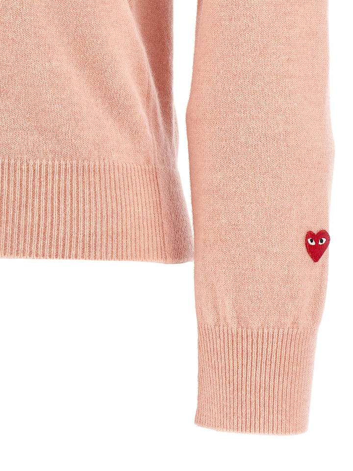 Small Heart Sweater, Cardigans Pink