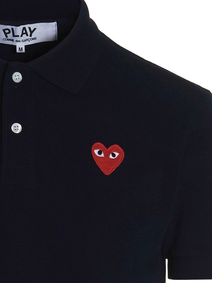 Logo Patch  Shirt Polo Blue