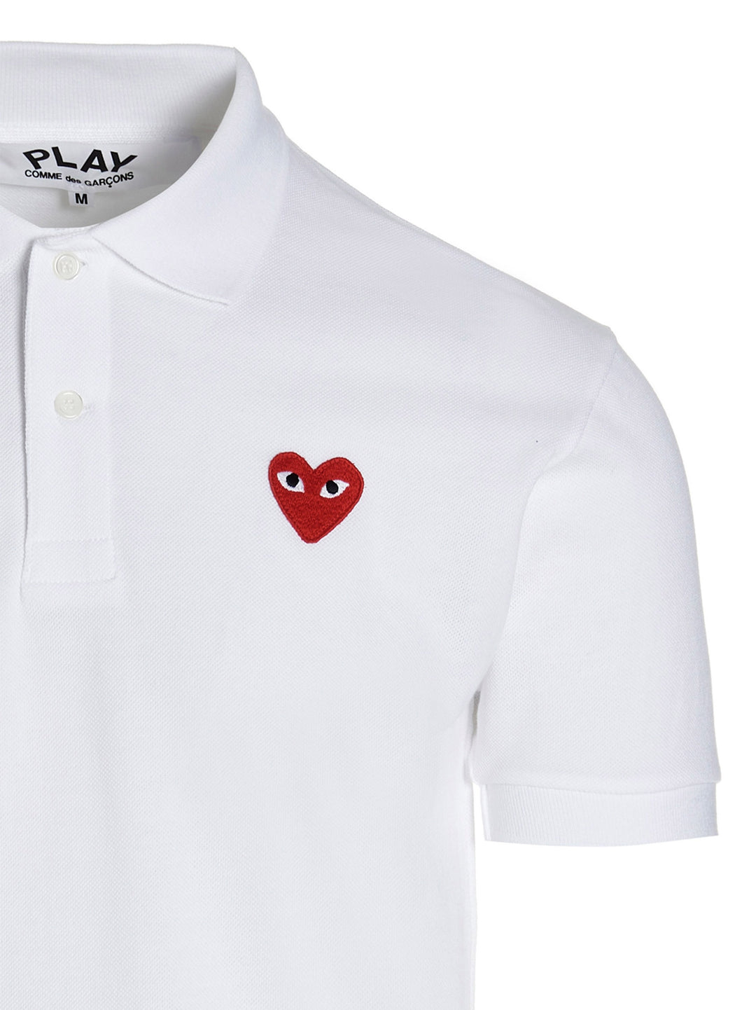 Logo Patch  Shirt Polo White