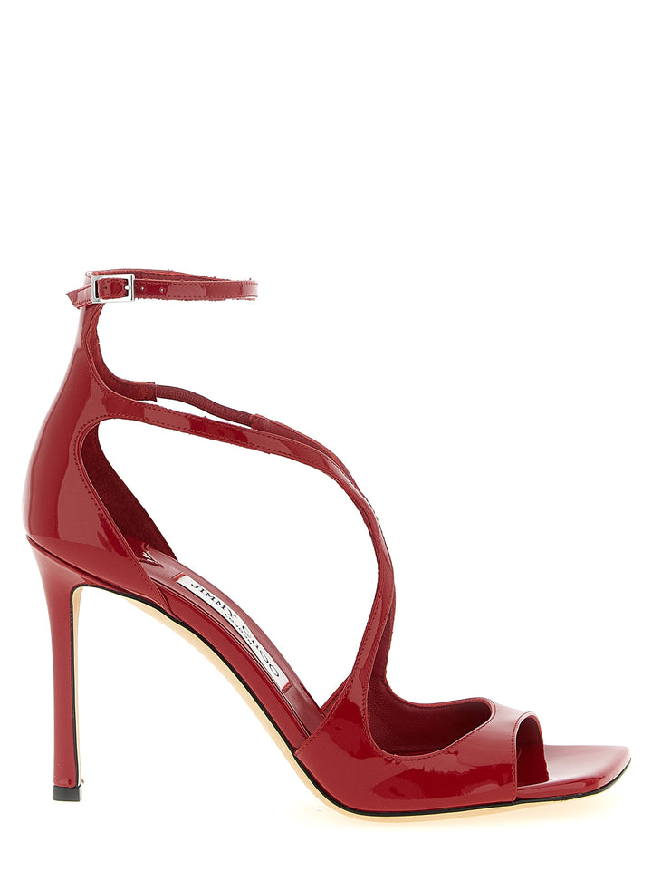 Jimmy Choo Azia Sandals - Red | d09aefa72e9da852c63bd9cacadcba4cb7024414