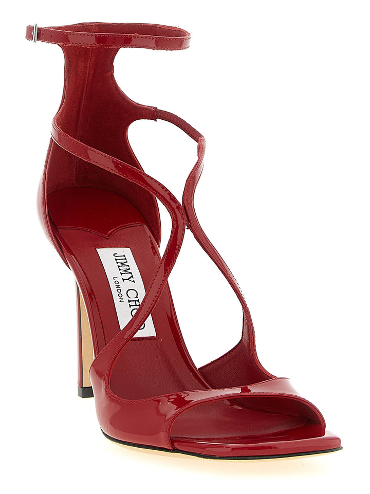 Jimmy Choo Azia Sandals - Red | 769894c877bbd9ddc5b89e2ebd7a9c9dc390838f