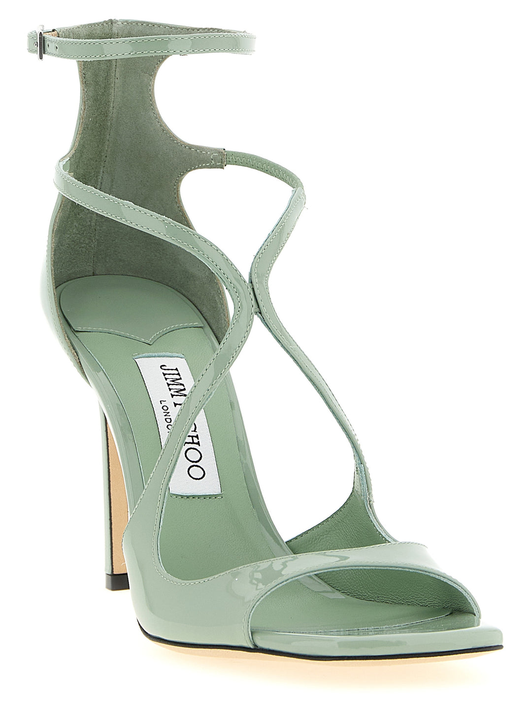 Jimmy Choo Azia Sandals - Green | c2780b3d35f031adc97efda516bb339c679b1c13