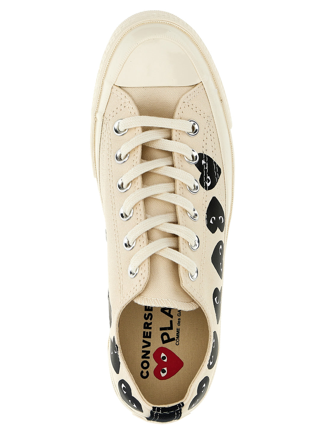 Comme Des GarçOns  Play X Converse Sneakers White/Black