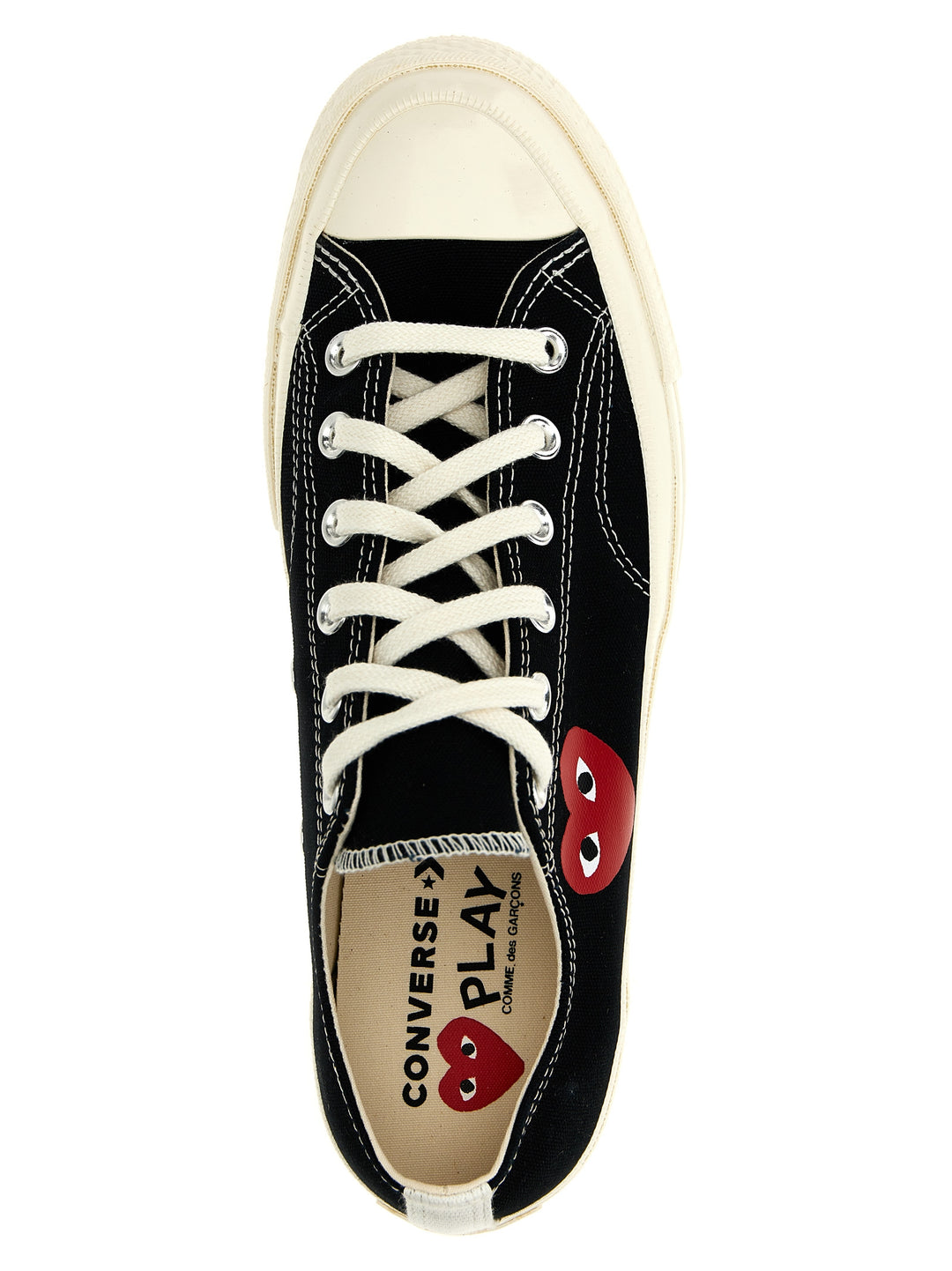 Comme Des GarçOns  Play X Converse Sneakers Black