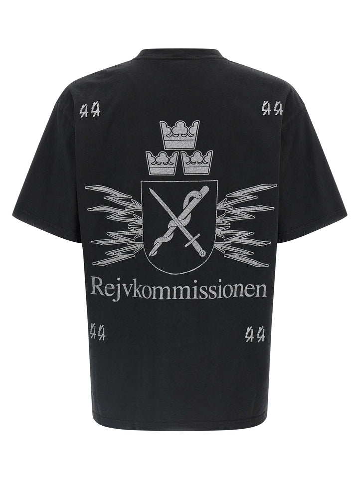 44 Label Commission T-shirt - White/Black | 486d6e65e8fe5f6446c6fed282819ba0bcd23668