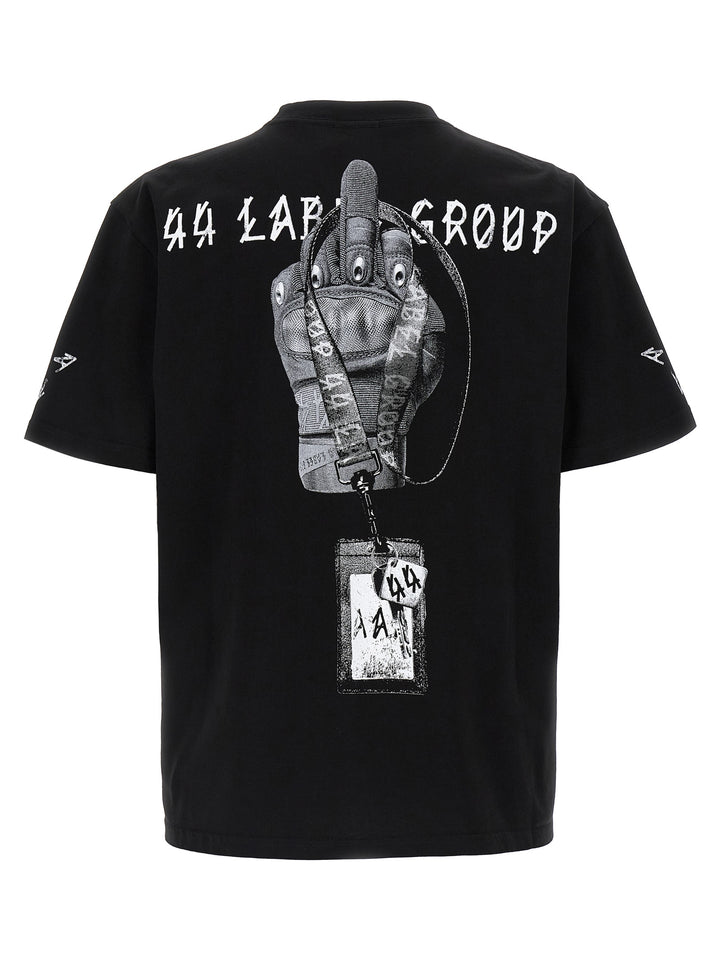 44 Label Gloves T-shirt - White/Black | ef7bfd6b6d064d00d5d4adf5d3328a7b0fdcf0e3