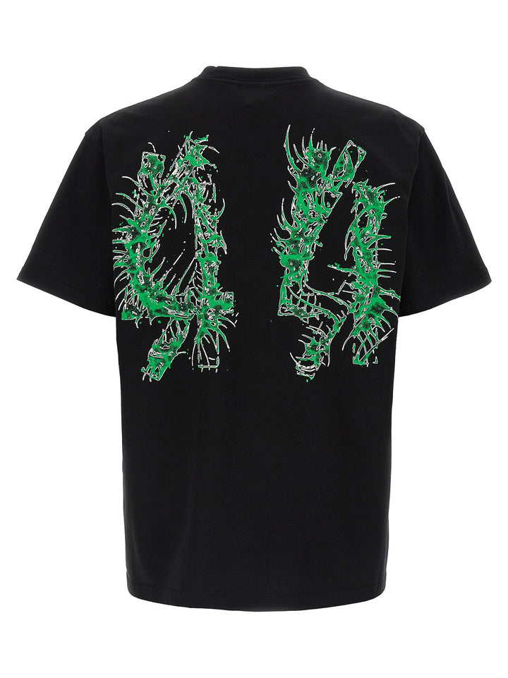 44 Label Centipede T-shirt - Black | 9eca9b5e37c6e50694b746652993f67a262b3504