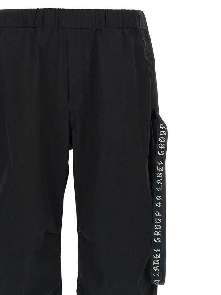 44 Label Id Drawsting Pants - Black | f8aeb387f91e486953ca0b6afe96c672738d1b9b