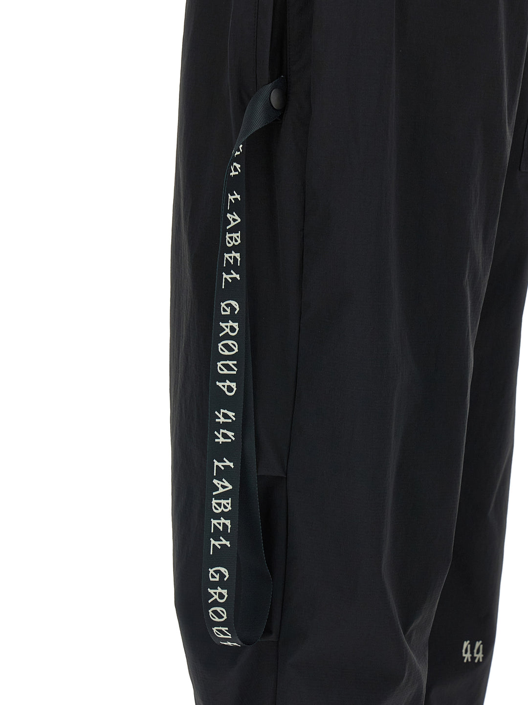 44 Label Id Drawsting Pants - Black | 687cdedcc7bd93dd7e2c78f5b81dbdbf9a682f47