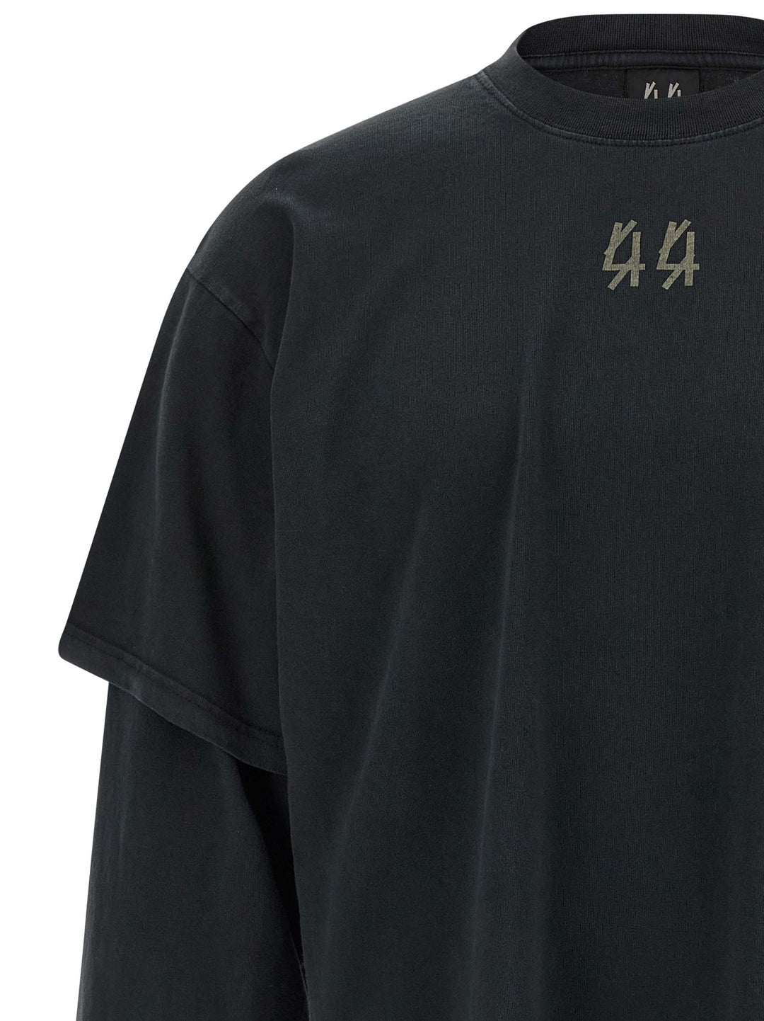 44 Label Double Sleeve T-shirt - Black | b5a3484204d3edc946753a798850a7217a6e5af1