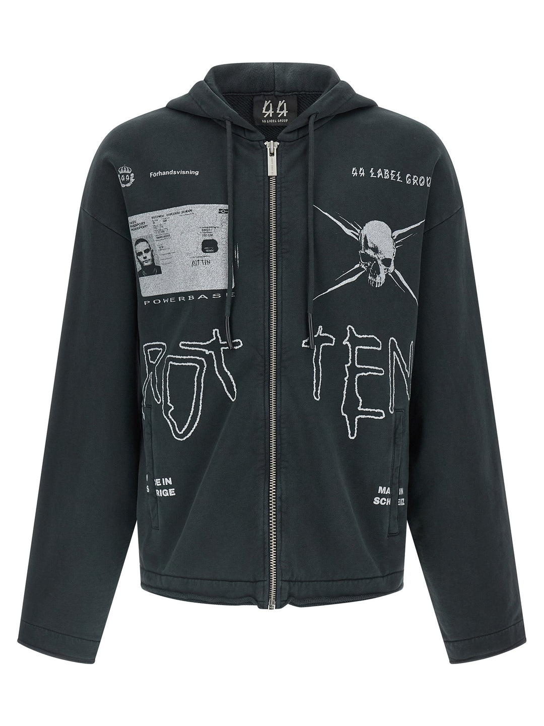 44 Label Commission Sweatshirt - Black | af3dc400ed6a1fe3f17883337d24697eec02c399