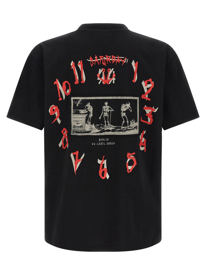 44 Label Printed T-shirt - Black | 4183111e2e7ae6ee69a53c0332e6bea5cee6a613