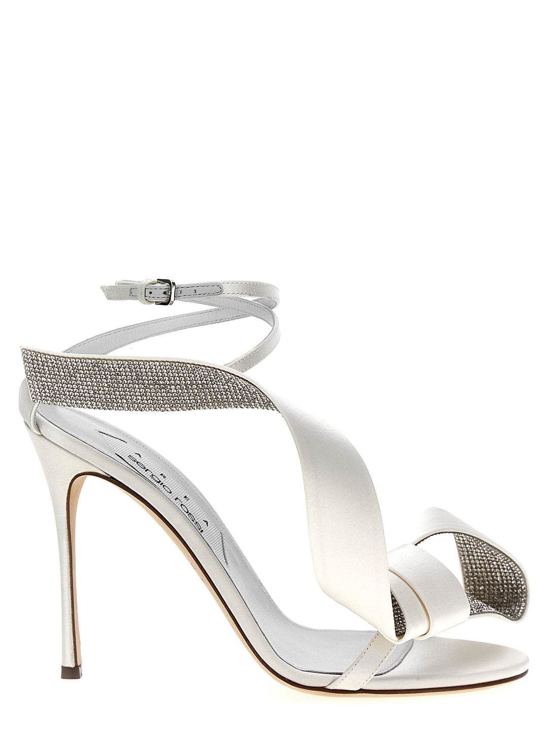 Area Marquise Sandals White