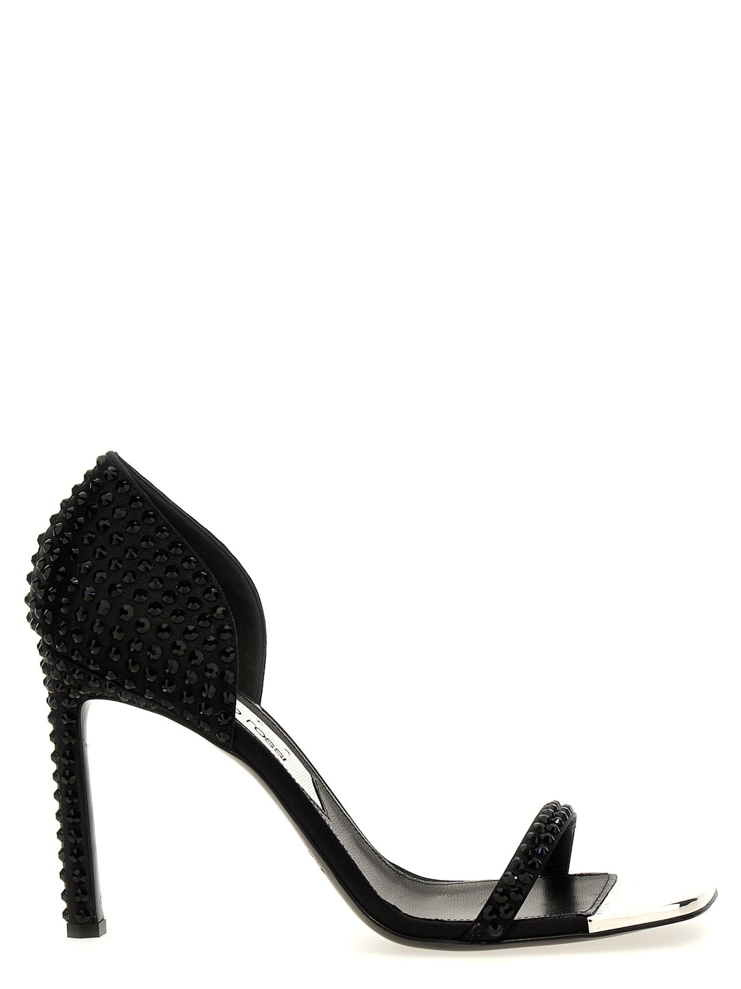 Area Dagger Sandals Black