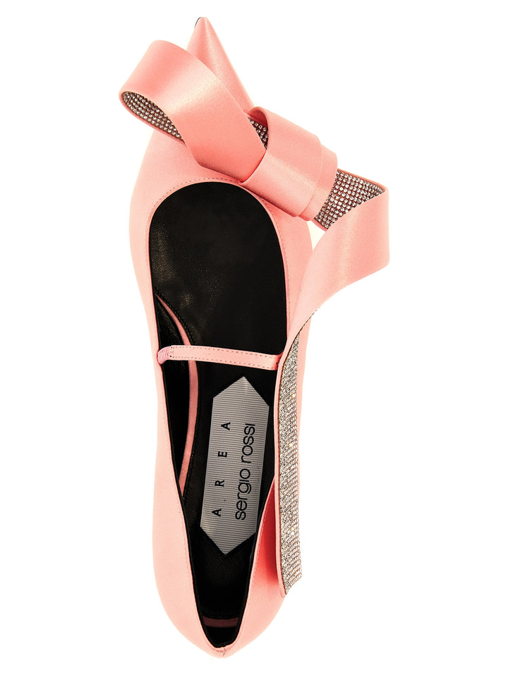 Area Marquise Flat Shoes Pink