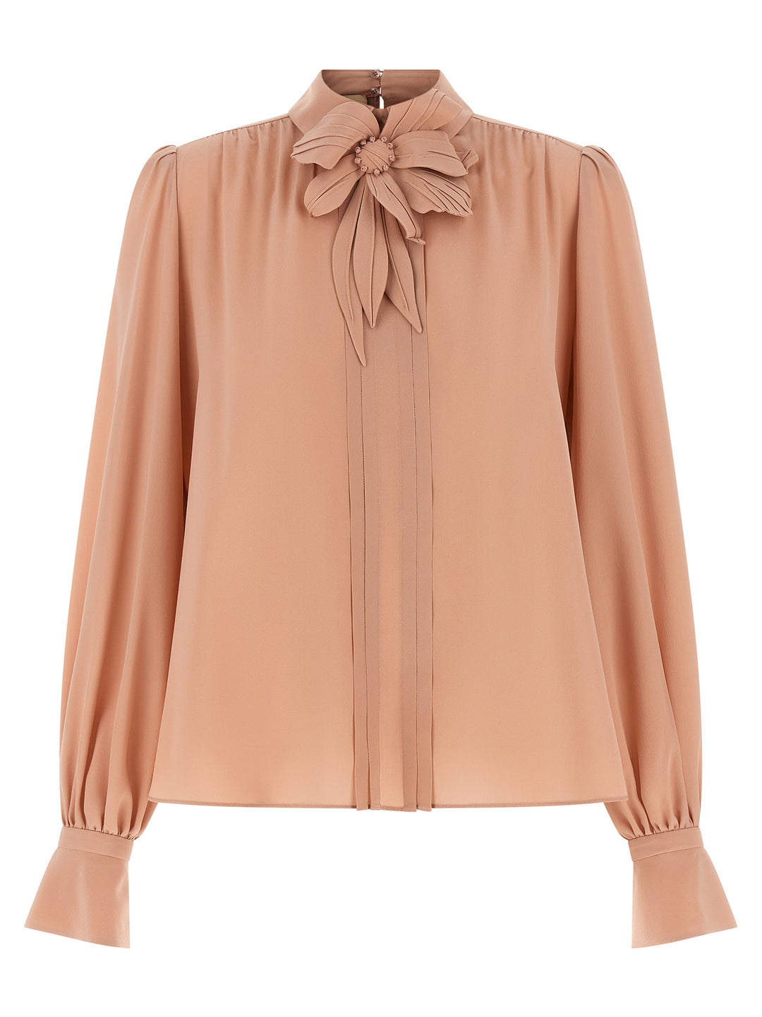 Valentino Garavani Valentino Garavani Crêpe Top Tops - Pink | e82636a5ed68c3fb82cbce0ac42978f176c248bc