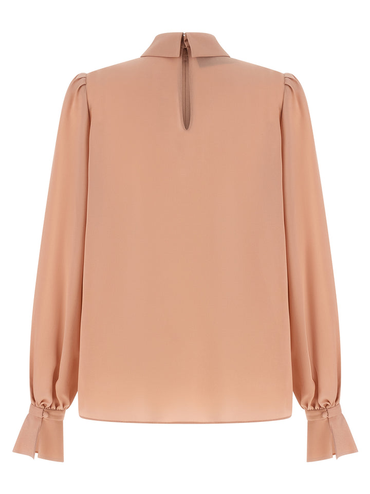 Valentino Garavani Valentino Garavani Crêpe Top Tops - Pink | 9b99666f6470f3cab042cbdfc2ef96bdb7a5c5a9