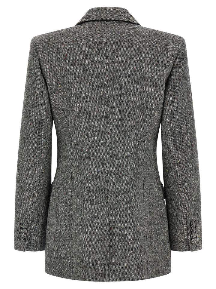 Valentino Garavani Valentino Garavani Double-Breasted Blazer BlazerS - Gray | 6d16d66124c7964e99d3f0fa69699544a463d30d