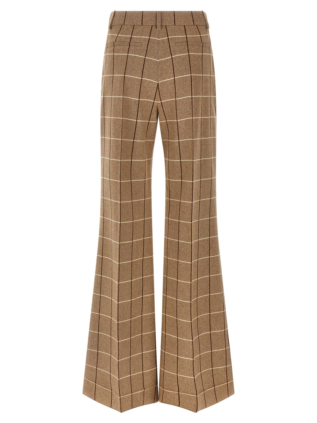 Valentino Garavani Valentinogaravani Wool  With Window Pattern Pants - Beige | 5050076835b4c6612dbaf62ea382be2bbf2bc3e2