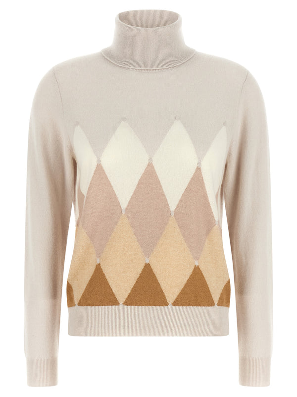 New Diamond Sweaters And Cardigans Beige
