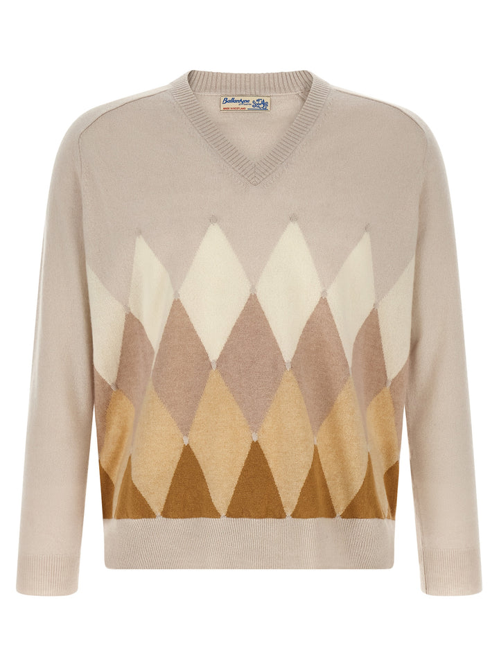 Ballantyne Diamond Sweaters and Cardigans - Beige | fd0d708d5be20ccd0b39501bafeb573e052ebf39