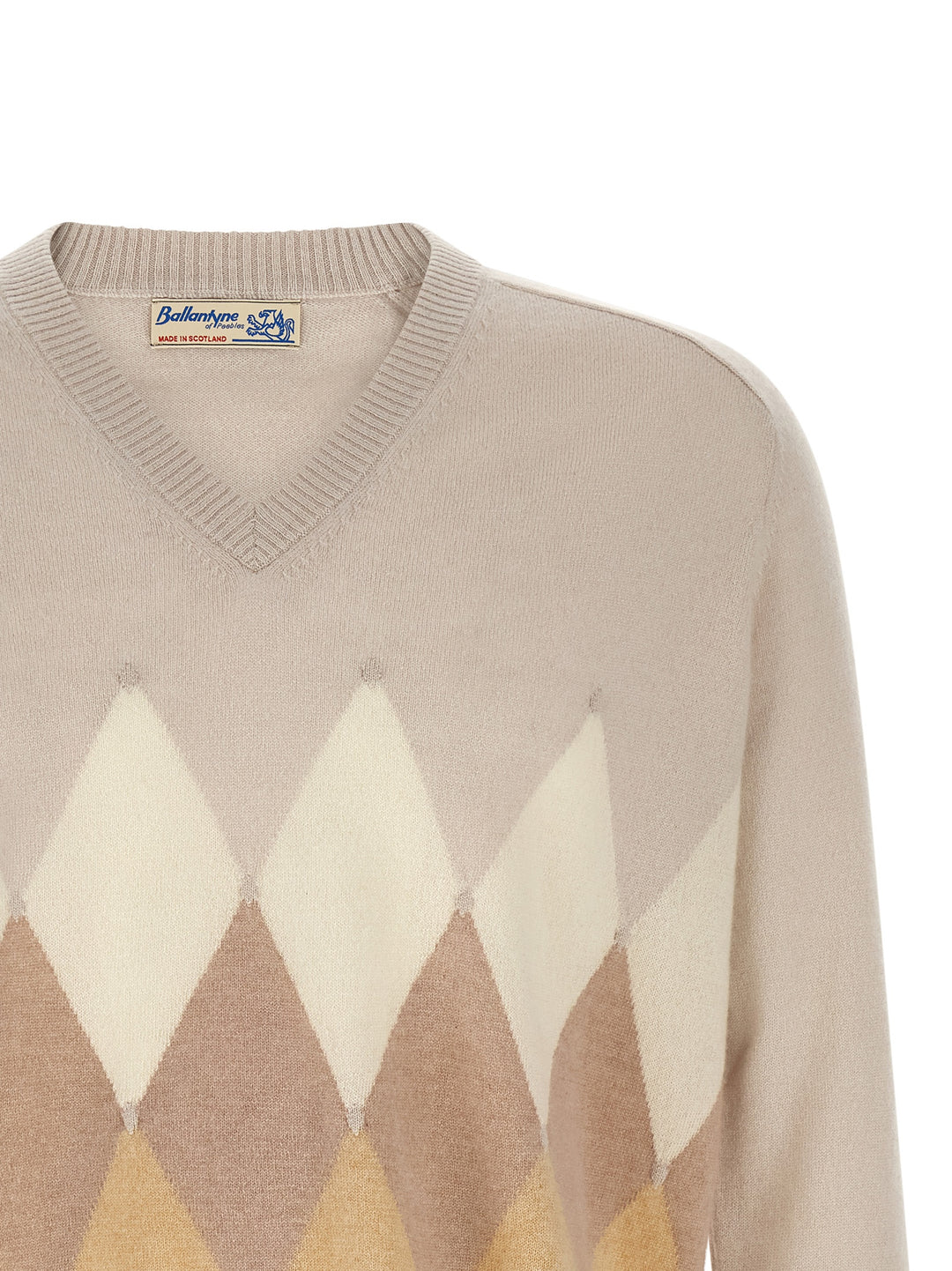 Ballantyne Diamond Sweaters and Cardigans - Beige | b10deea502fe323529adc86ecf2d3c4f05652304