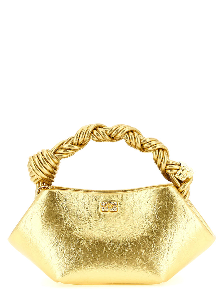 Ganni Bou Hand Bags - Gold | cbdf1bff19fac1d7a58900b8005af1b51549586d