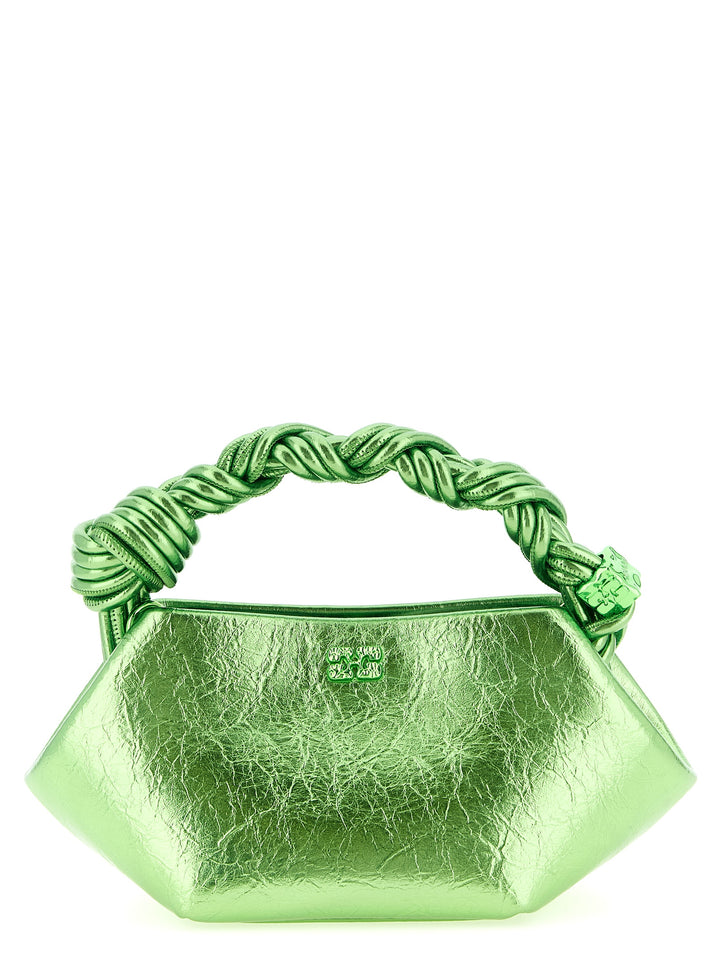Ganni Bou Hand Bags - Green | f98c55a8ca05547ec536a9d33909f94e89c1c69e