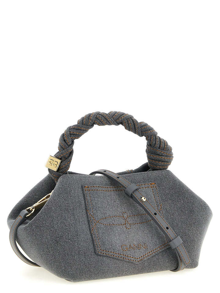 Ganni Small Bou Hand Bags - Gray | e66953556223c50c9181142fcdc493544e3bdb83