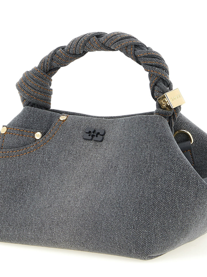 Ganni Small Bou Hand Bags - Gray | 52f09ea59b448a517a678276f0b73fbd9a8555ed