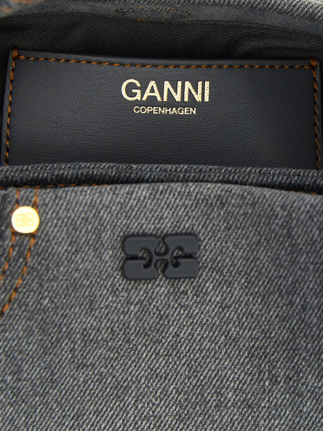 Ganni Small Bou Hand Bags - Gray | 9f32ef688bd6344c8a3d963522c9ce4df04690bb