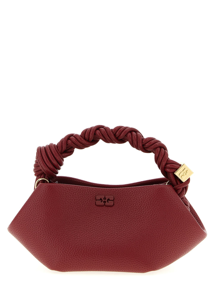 Ganni Bou Grained Hand Bags - Red | 29d32a3725c4c1711e9a919c5930b8dd4f72a3ea
