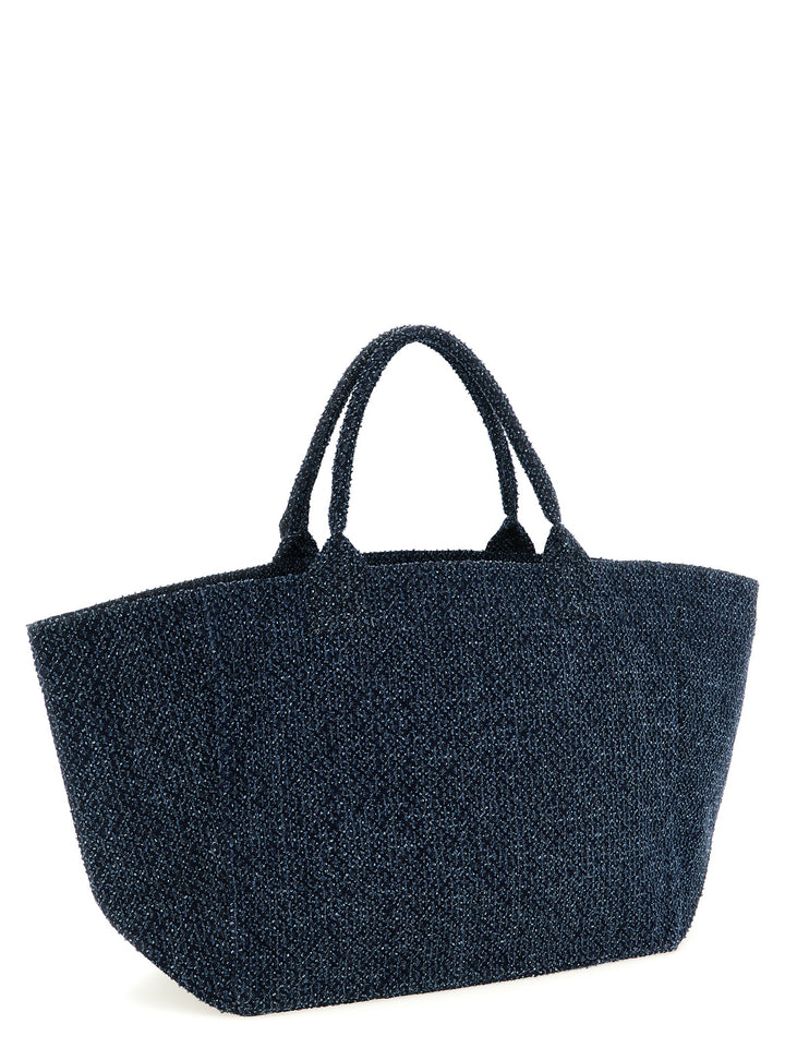 Ganni Xxl Bear Tote Bag - Blue | d5bb1e5ecf31a39dcb33a8d5b226ea56aeafcd54