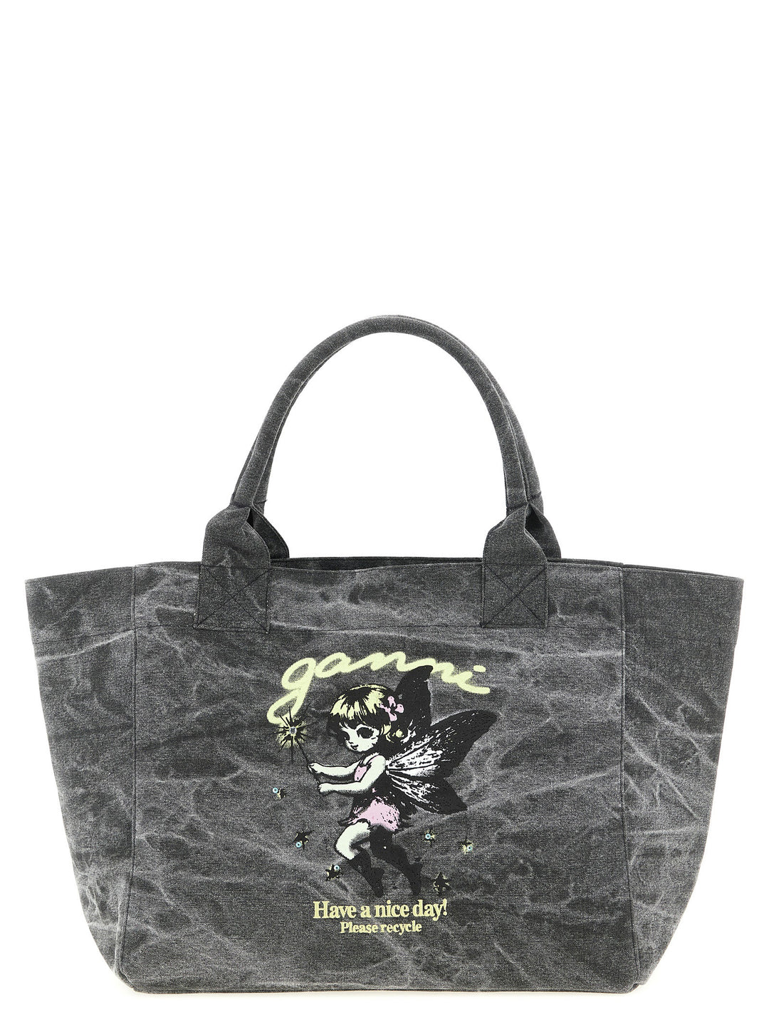 Ganni Fairy Tote Bag - Black | 30db03028d89a6e4d7dc7629399ba318560aa38f