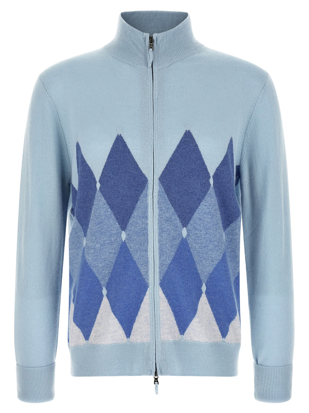 Ballantyne Classic Diamond Sweaters and Cardigans - Light Blue | 313600fa62443ecd74ac5a79075a3b679cbef53e